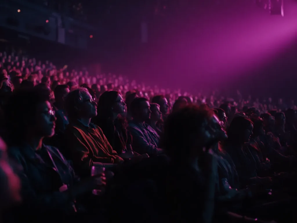 Branding per a psicòlegs: com connectar amb els teus pacients? 1 u1157782559 Realistic cinematic wide shot of an audience in a 1e58cc29 82aa 48ec 9a49 5be0246d801e 0